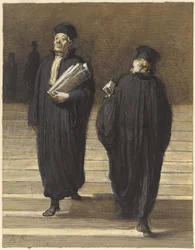 Les deux confrères (Avocats)